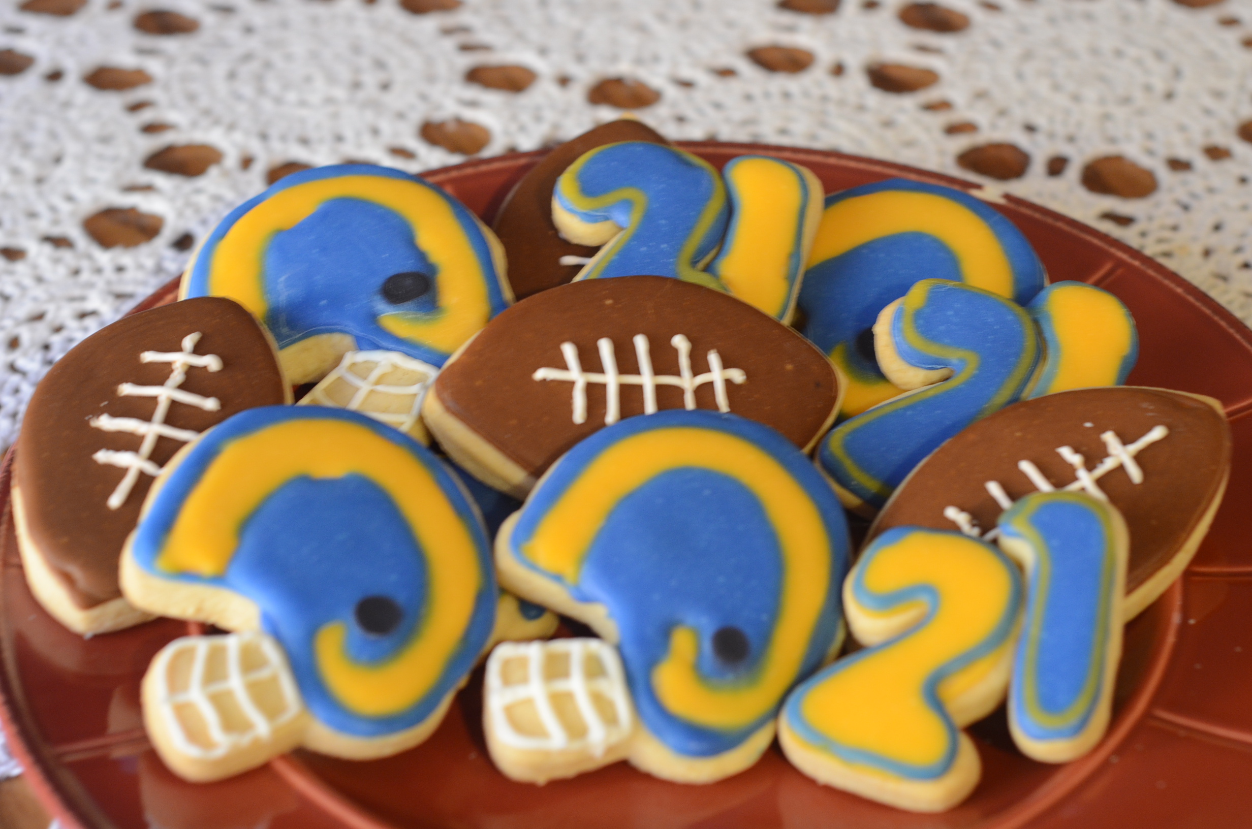 Football Number Cookies Eat Your Heart Out Edibleseat Your Heart Out