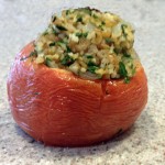 Bulgur Herb Filled Tomato Cups