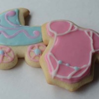 Baby theme cookies