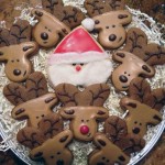 Santa and his Reindeer Cookies