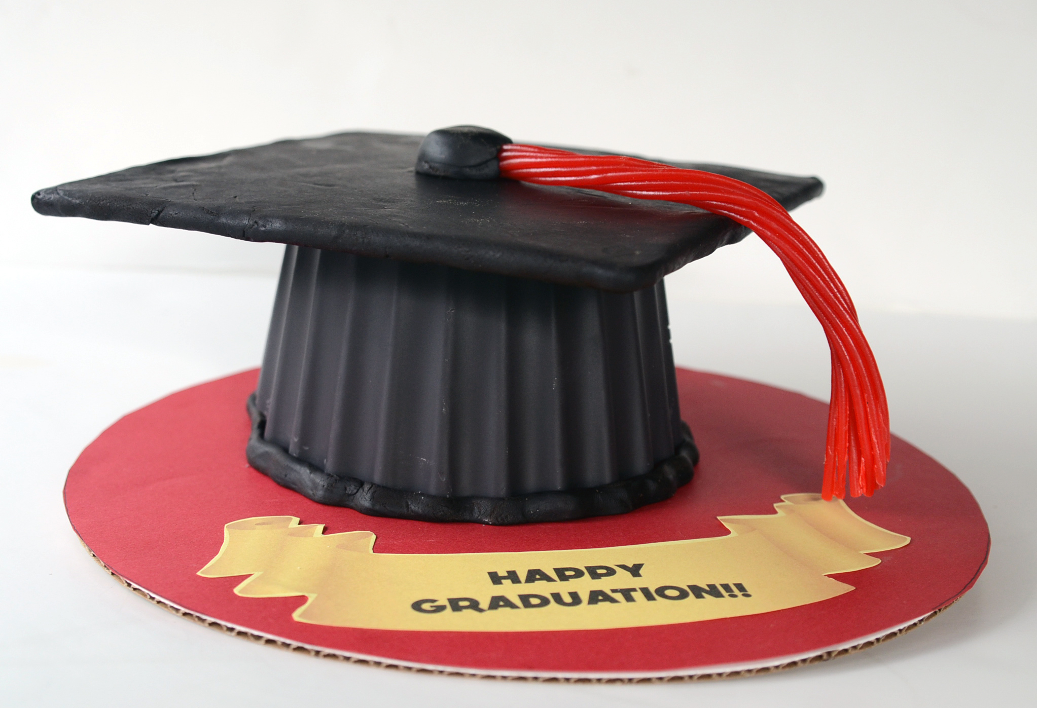 Jumbo Graduation Cap Cupcake