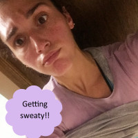 getting sweaty
