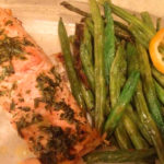 Herbed Salmon with Green Beans