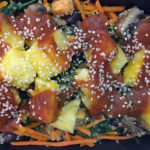 Veggies & Quinoa Pineapple-BBQ Sauce